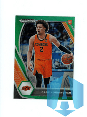 2021-22 Panini Draft Prizm Cade Cunningham #1 Green Parallel RC Rookie